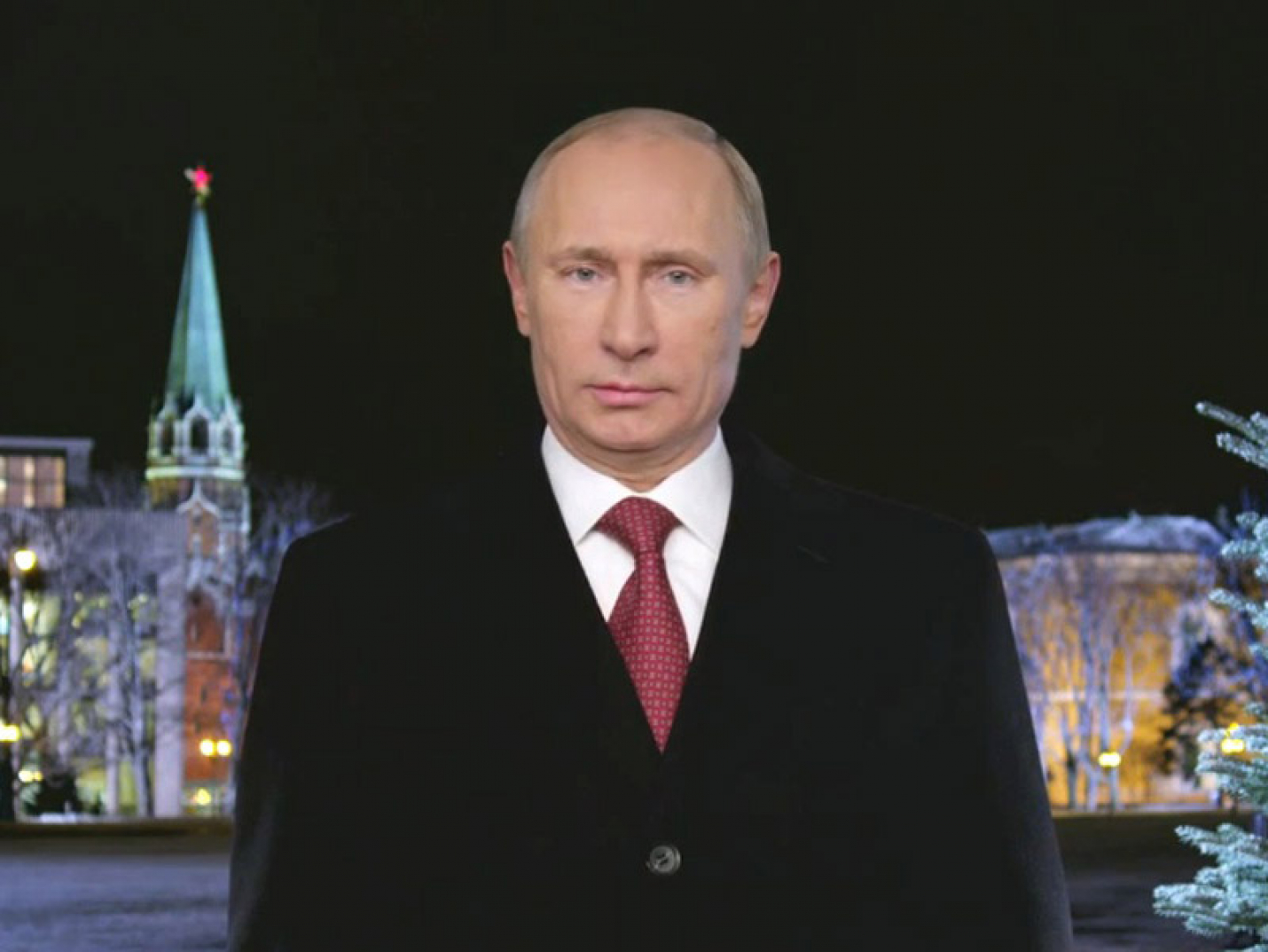 Новогоднее обращение Путина стало популярнее речи Зеленского на Украине